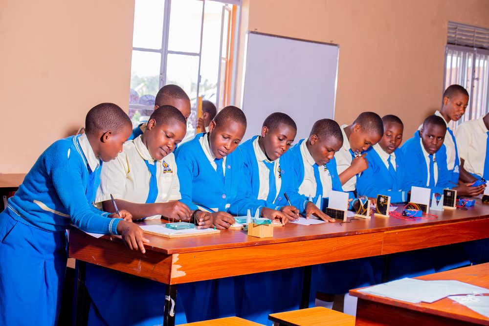 Learners in class